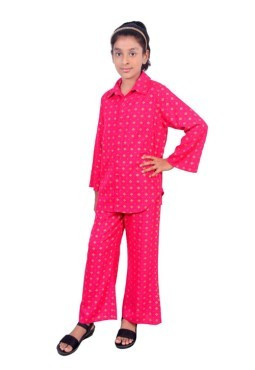 Girls Premium Cotton Night Suits